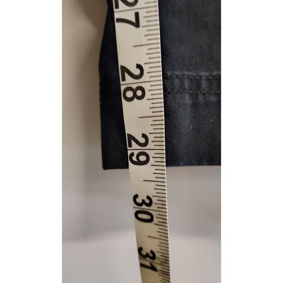 Venezia Women's Size 20 Black Drawstring Khaki Pants With Button Pockets - Picture 5 of 6